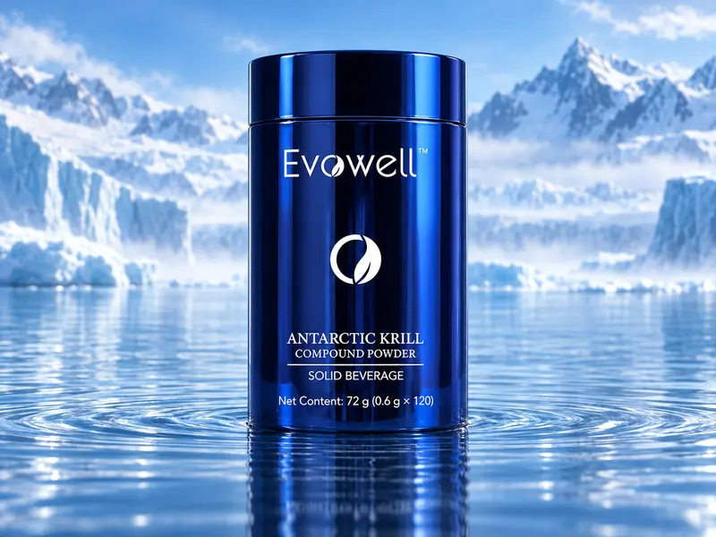 Antarctic Krill Compound Powder bottle.