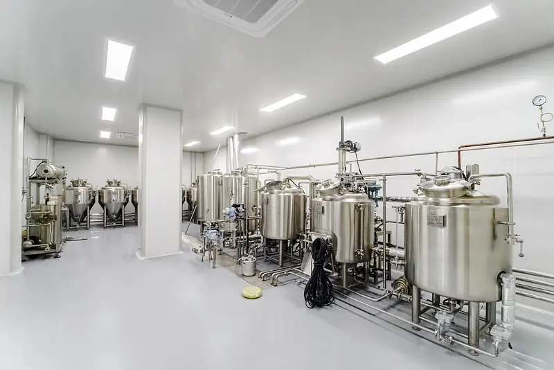 Extraction and concentration line, Zhoushan site.