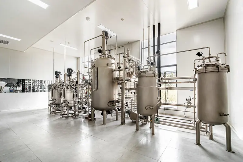 Process vessels and piping, Zhoushan site.