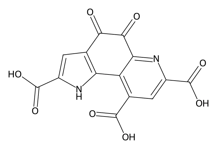 Chemical structure of PQQ.